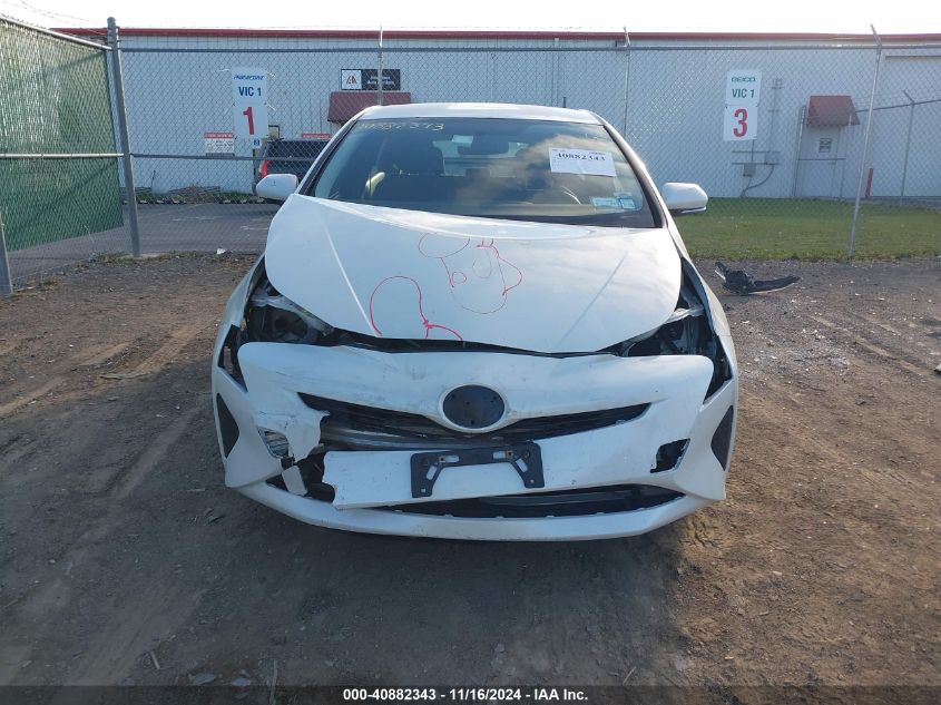 2016 Toyota Prius Two VIN: JTDKBRFU6G3017945 Lot: 40882343