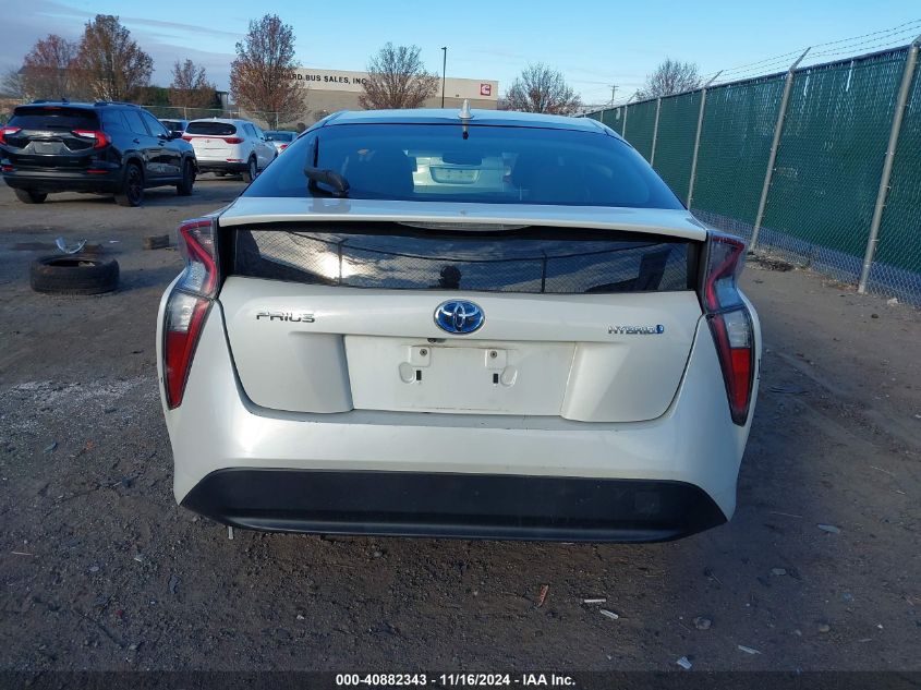 2016 Toyota Prius Two VIN: JTDKBRFU6G3017945 Lot: 40882343