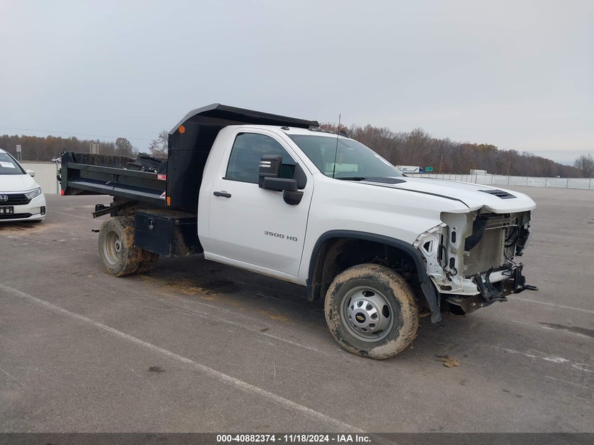 2022 Chevrolet Silverado 3500Hd Chassis Work Truck white truck gasoline 1GB3WRE74NF151521 photo #1