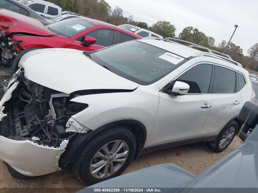 2016 Nissan Rogue Sv VIN: KNMAT2MV9GP665333 Lot: 40882389