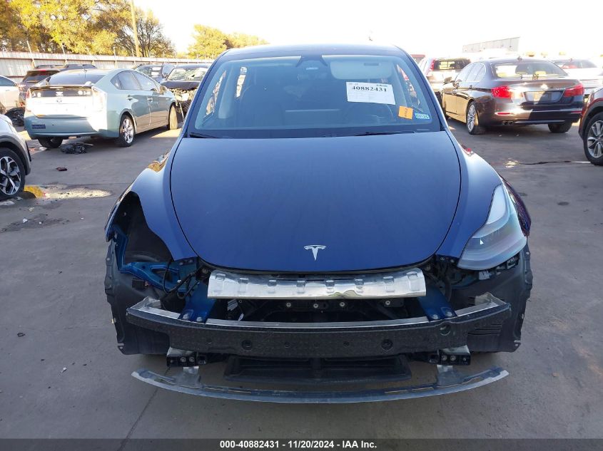 2024 Tesla Model Y Long Range Dual Motor All-Wheel Drive VIN: 7SAYGDEE0RA248581 Lot: 40882431