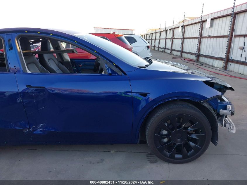 2024 Tesla Model Y Long Range Dual Motor All-Wheel Drive VIN: 7SAYGDEE0RA248581 Lot: 40882431