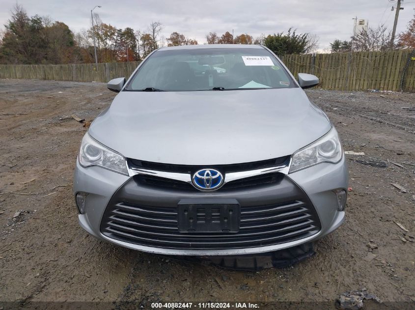 2015 Toyota Camry Hybrid Xle VIN: 4T1BD1FK5FU153563 Lot: 40882447