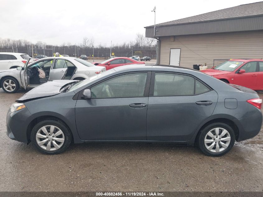 2016 Toyota Corolla Le VIN: 2T1BURHE7GC639199 Lot: 40882456