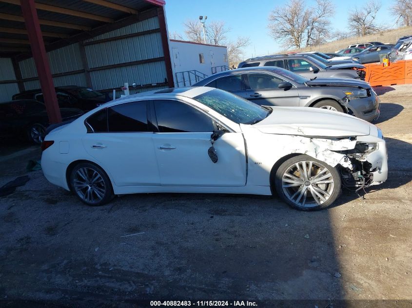 2018 Infiniti Q50 3.0T Sport VIN: JN1EV7AR8JM444852 Lot: 40882483