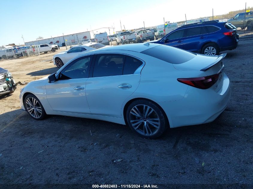 2018 Infiniti Q50 3.0T Sport VIN: JN1EV7AR8JM444852 Lot: 40882483