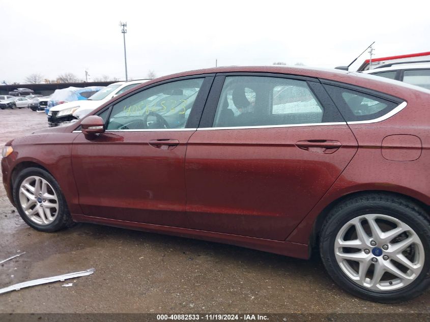 2016 Ford Fusion Se VIN: 3FA6P0H71GR192245 Lot: 40882533