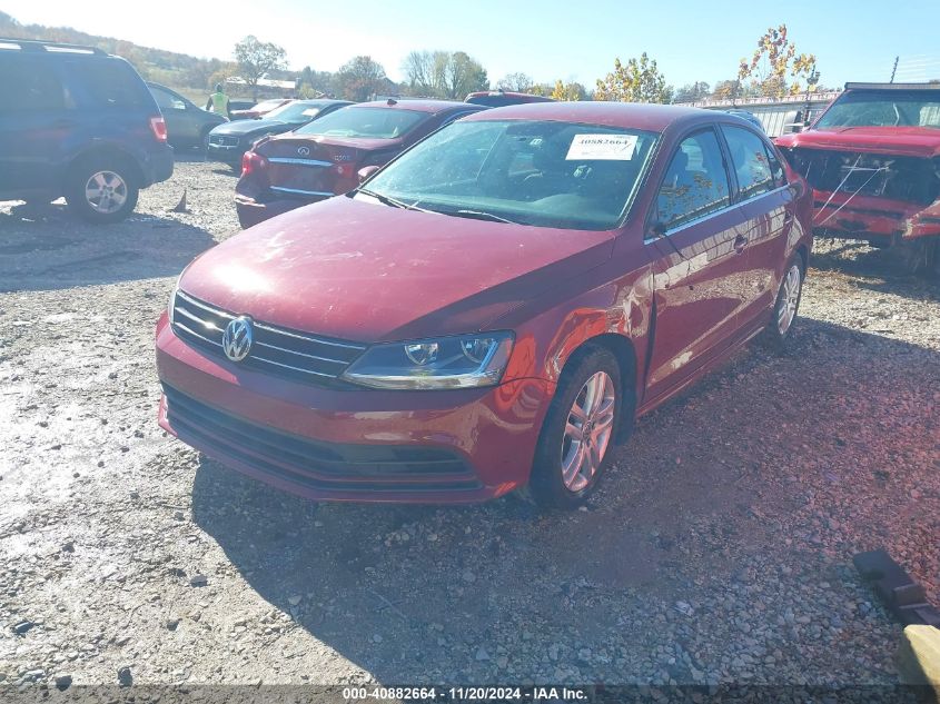 2017 Volkswagen Jetta 1.4T S VIN: 3VW2B7AJ3HM201772 Lot: 40882664