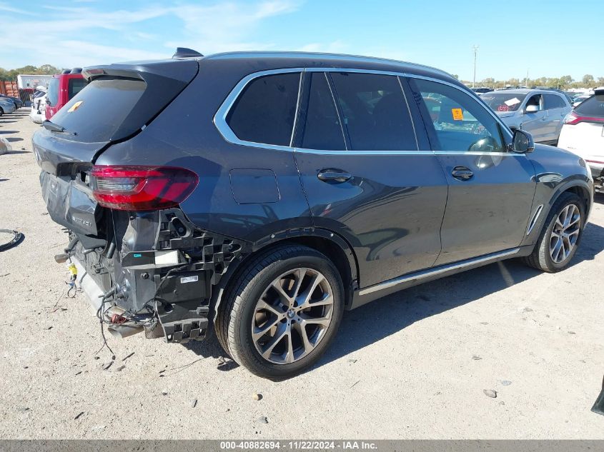 2021 BMW X5 Sdrive40I VIN: 5UXCR4C00M9G93760 Lot: 40882694