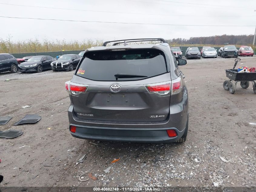 VIN 5TDJKRFH5FS154497 2015 Toyota Highlander, Xle V6 no.17