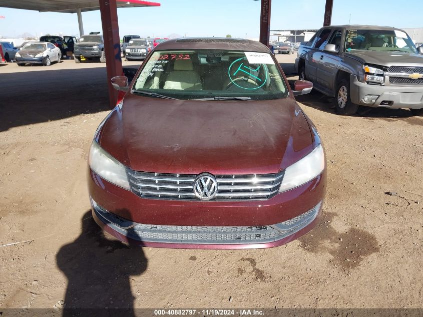 2014 Volkswagen Passat 2.0L Tdi Se VIN: 1VWBN7A37EC002732 Lot: 40882797