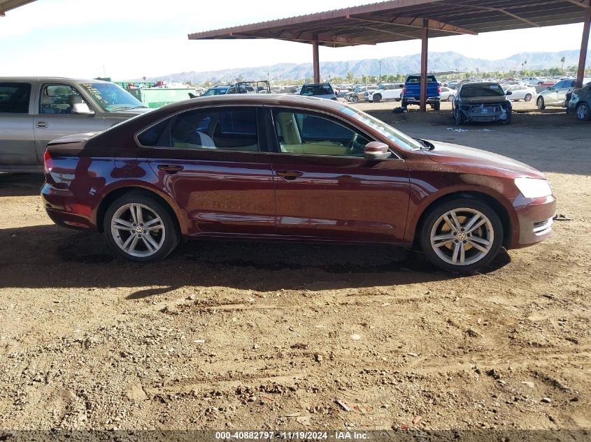 2014 Volkswagen Passat 2.0L Tdi Se VIN: 1VWBN7A37EC002732 Lot: 40882797