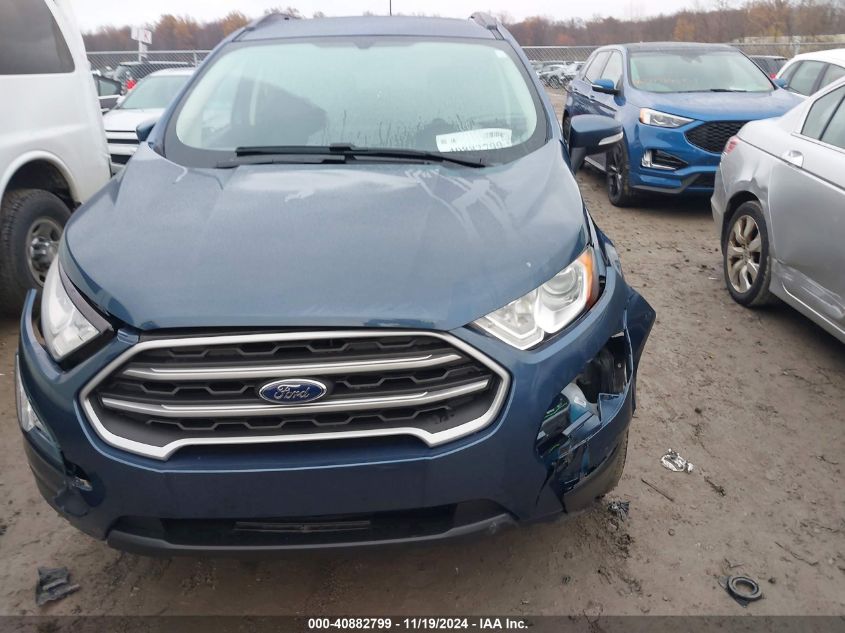 2022 Ford Ecosport Se VIN: MAJ6S3GL9NC460100 Lot: 40882799