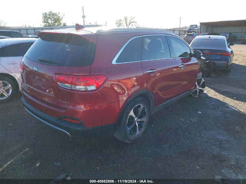 2016 KIA SORENTO 3.3L EX - 5XYPH4A50GG146444