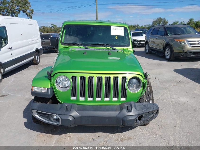 2018 Jeep Wrangler Unlimited Sahara 4X4 VIN: 1C4HJXEN7JW260195 Lot: 40882814