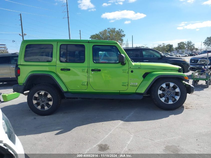 2018 Jeep Wrangler Unlimited Sahara 4X4 VIN: 1C4HJXEN7JW260195 Lot: 40882814