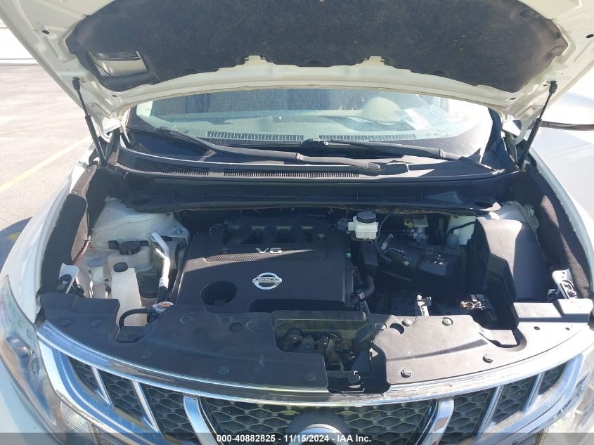 2011 Nissan Murano Sv VIN: JN8AZ1MW7BW186588 Lot: 40882825
