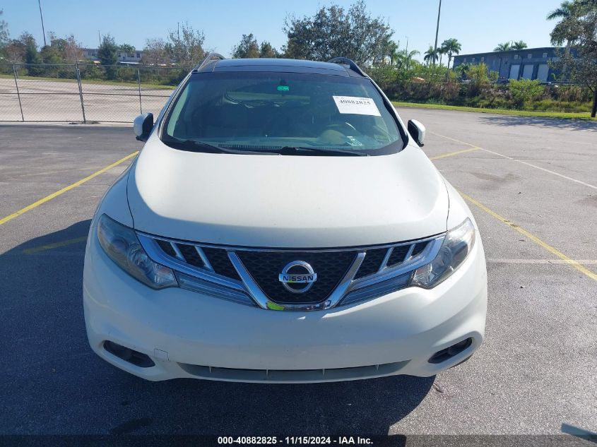 2011 Nissan Murano Sv VIN: JN8AZ1MW7BW186588 Lot: 40882825