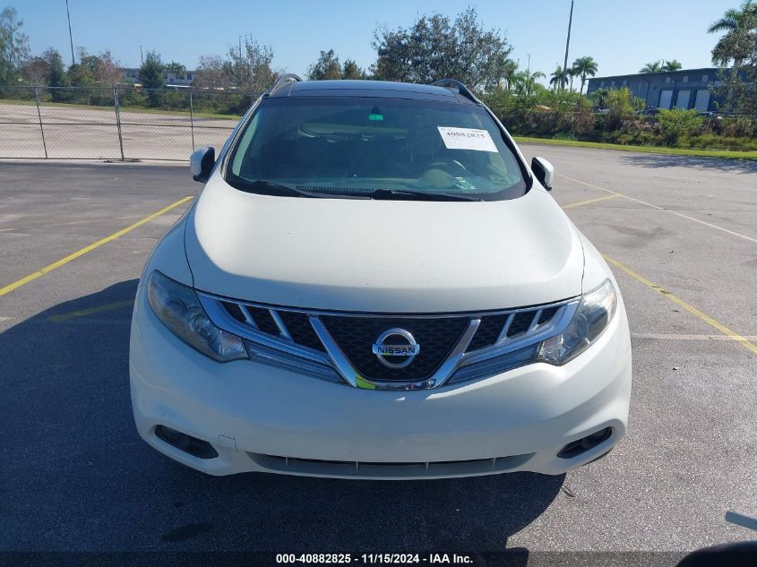 2011 Nissan Murano Sv VIN: JN8AZ1MW7BW186588 Lot: 40882825