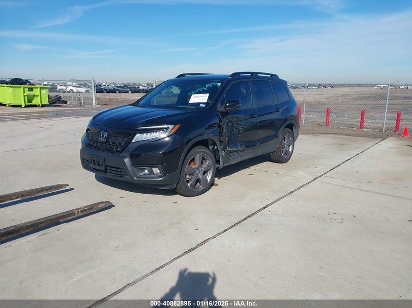 Vin: 5fnyf7h90mb014873, lot: 41372558, honda passport 2wd touring 20212