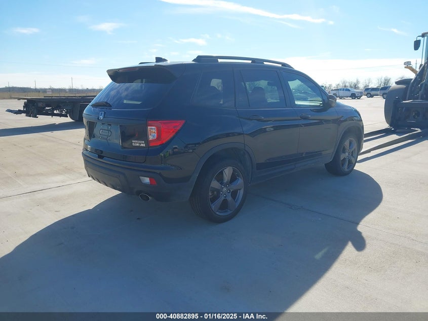 Vin: 5fnyf7h90mb014873, lot: 41372558, honda passport 2wd touring 20214