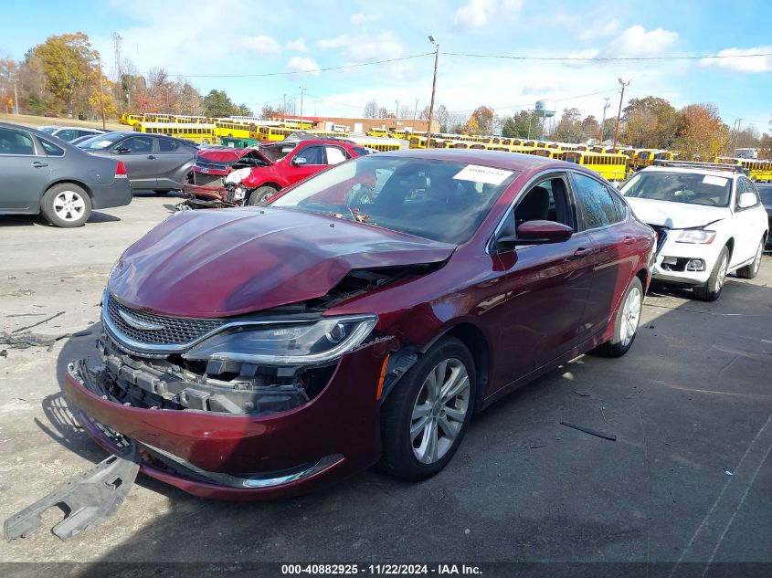 VIN 1C3CCCAB8FN683121 2015 CHRYSLER 200 no.2