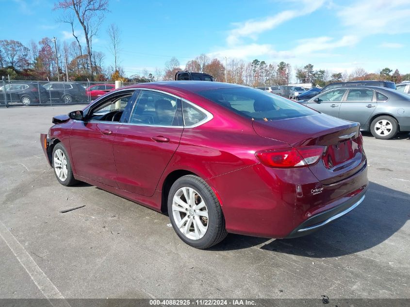 VIN 1C3CCCAB8FN683121 2015 CHRYSLER 200 no.3