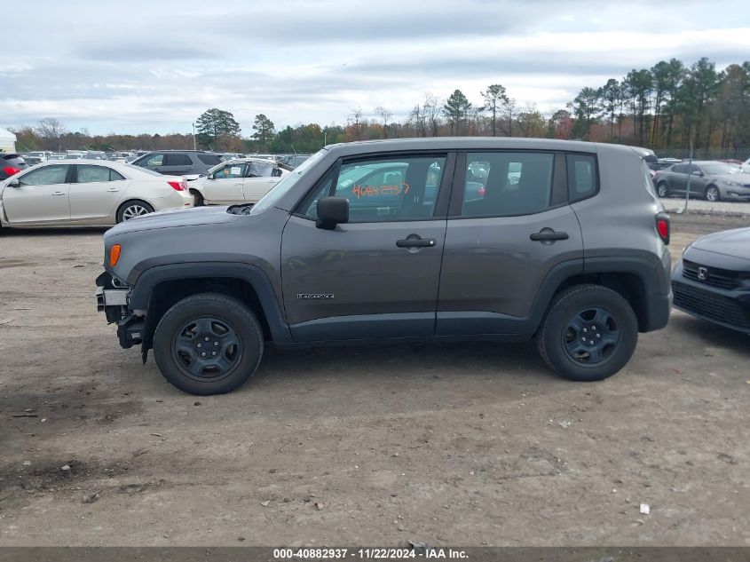 2017 Jeep Renegade Sport 4X4 VIN: ZACCJBAB7HPF98857 Lot: 40882937