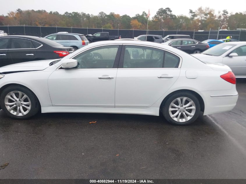 2013 Hyundai Genesis 3.8 VIN: KMHGC4DD1DU247399 Lot: 40882944