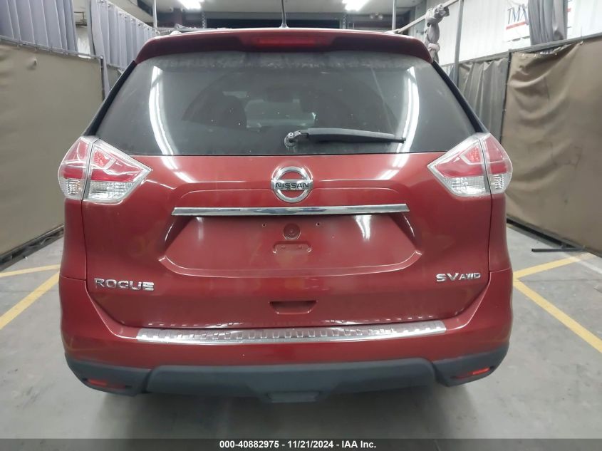 2015 Nissan Rogue Sv VIN: KNMAT2MV5FP509319 Lot: 40882975