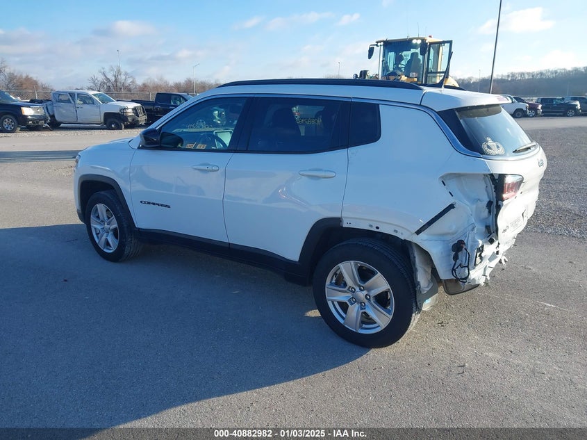 Vin: 3c4njdbb8nt154605, lot: 41372645, jeep compass latitude 4x4 20223