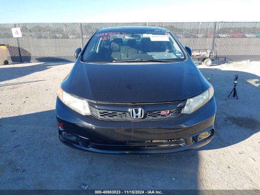 2012 Honda Civic Si VIN: 2HGFB6E56CH703549 Lot: 40883023