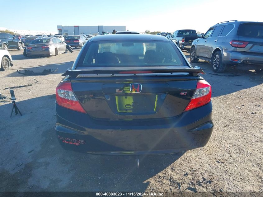 2012 Honda Civic Si VIN: 2HGFB6E56CH703549 Lot: 40883023