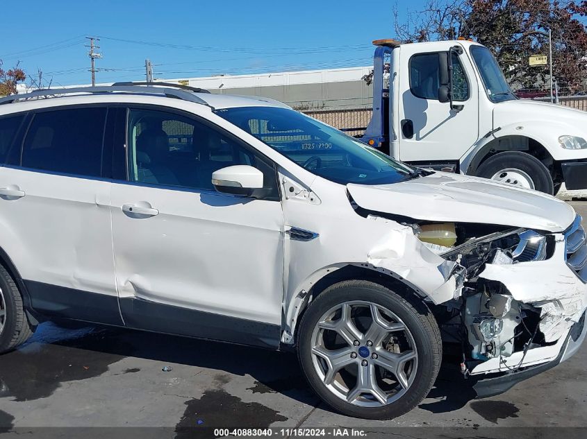 2017 Ford Escape Titanium VIN: 1FMCU0J93HUA14828 Lot: 40883040