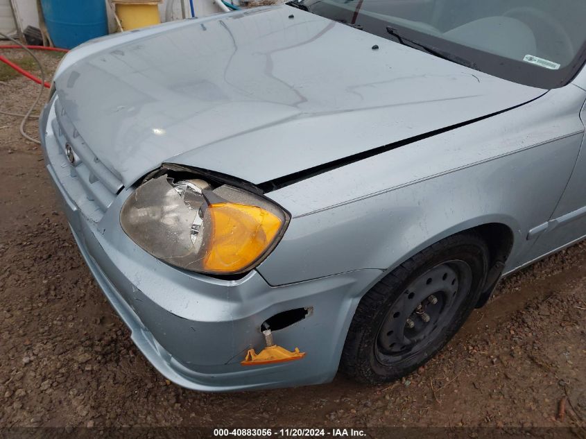 2003 Hyundai Accent Gl VIN: KMHCG45C43U465523 Lot: 40883056