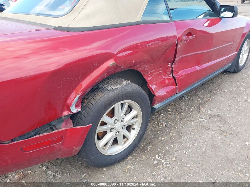 2008 Ford Mustang V6 Deluxe/V6 Premium VIN: 1ZVHT84N485204875 Lot: 40883098