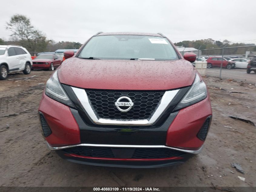 2020 Nissan Murano Sv Intelligent Awd VIN: 5N1AZ2BS2LN124567 Lot: 40883109