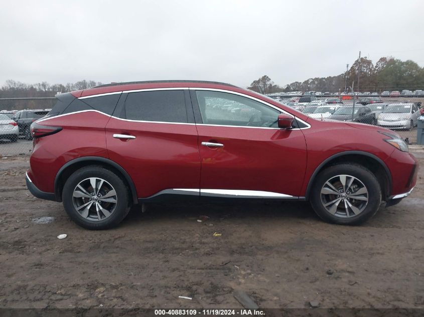 2020 Nissan Murano Sv Intelligent Awd VIN: 5N1AZ2BS2LN124567 Lot: 40883109