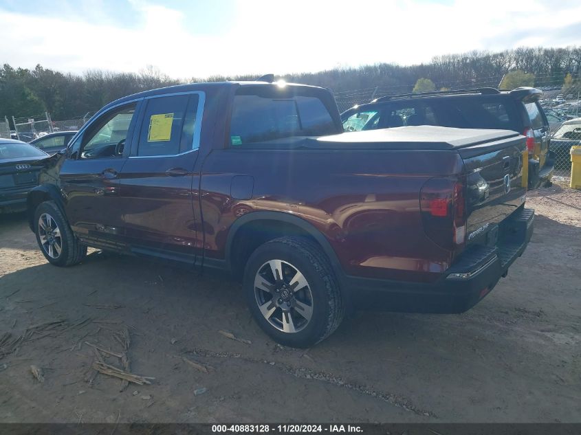 2019 Honda Ridgeline Rtl VIN: 5FPYK3F58KB012183 Lot: 40883128