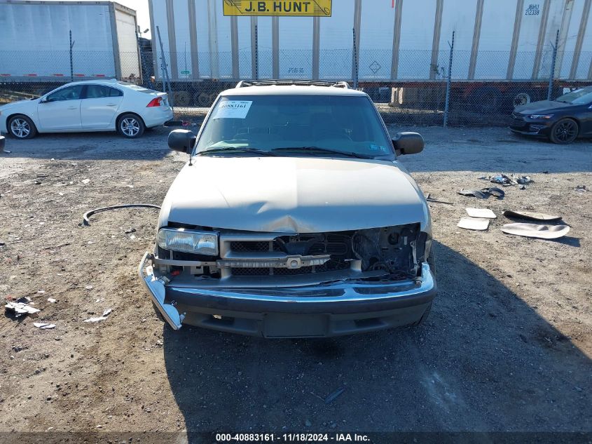 2001 Chevrolet Blazer Lt VIN: 1GNDT13W91K244709 Lot: 40883161