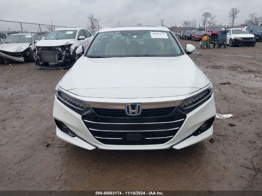 2021 Honda Accord Hybrid Ex-L VIN: 1HGCV3F55MA015324 Lot: 40883174