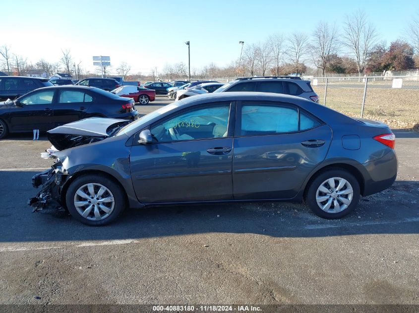 2016 Toyota Corolla Le VIN: 2T1BURHE1GC523724 Lot: 40883180