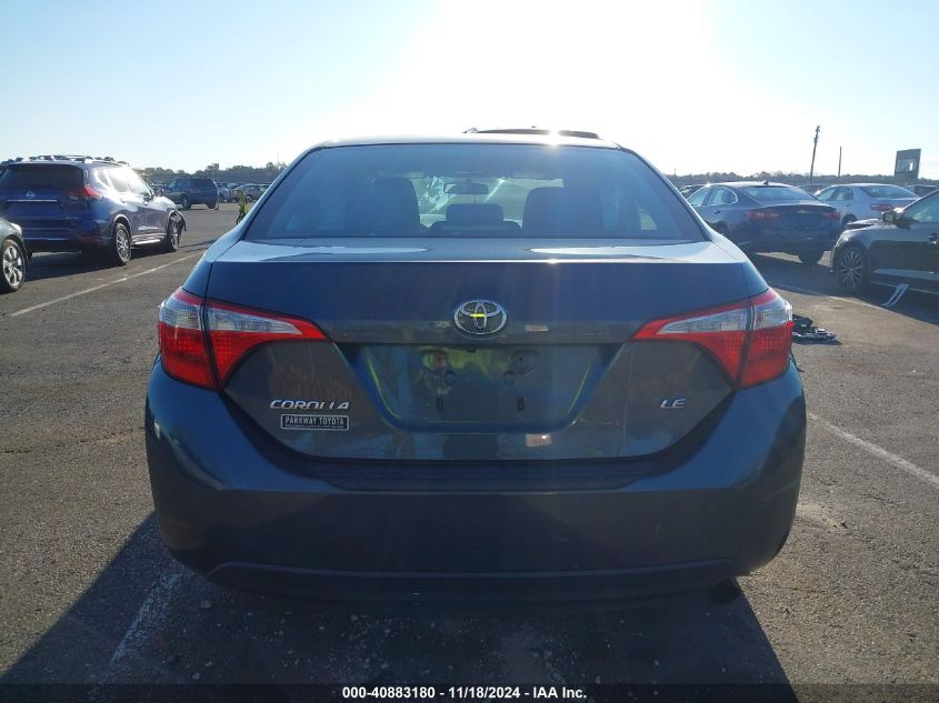 2016 Toyota Corolla Le VIN: 2T1BURHE1GC523724 Lot: 40883180