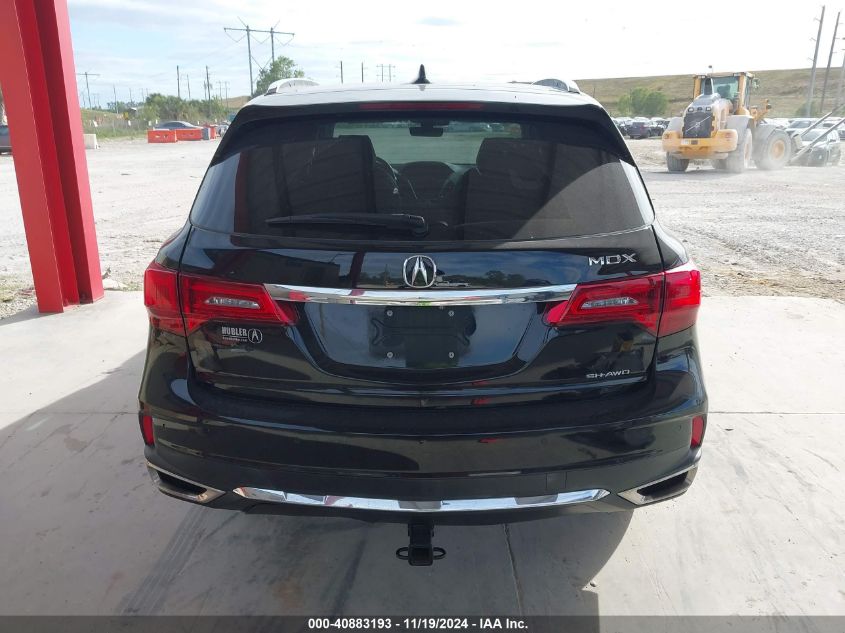 2018 Acura Mdx Advance Package VIN: 5J8YD4H81JL009641 Lot: 40883193