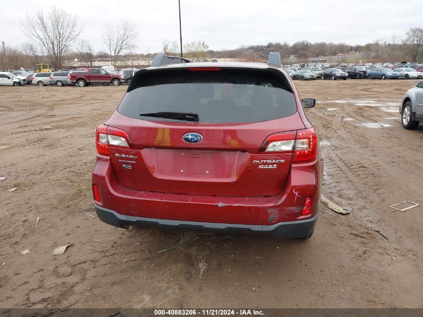 2015 Subaru Outback 2.5I Premium VIN: 4S4BSACCXF3345943 Lot: 40883206