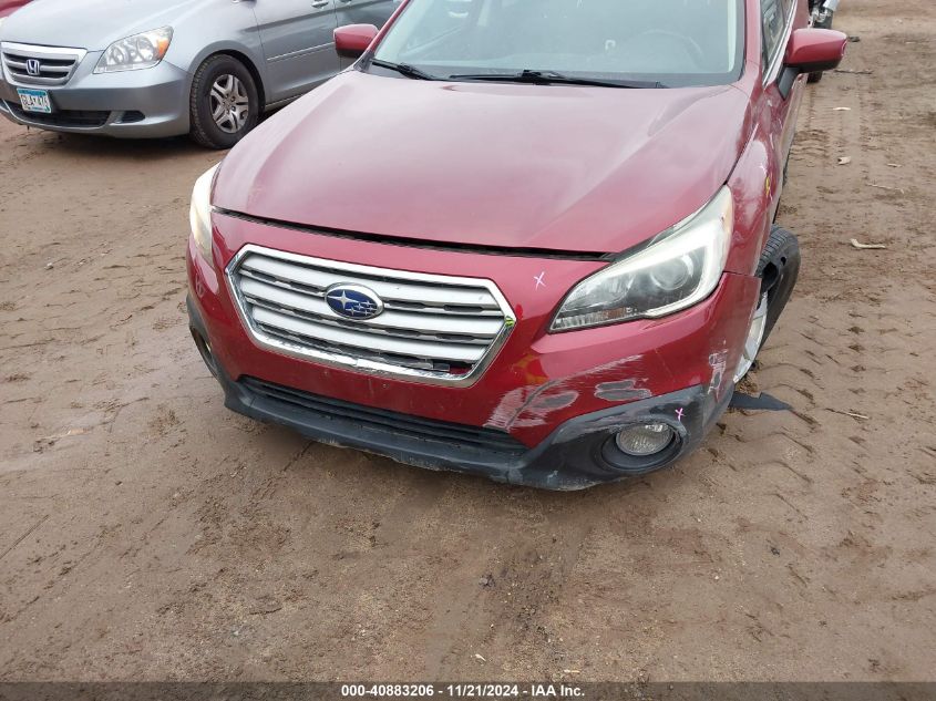 2015 Subaru Outback 2.5I Premium VIN: 4S4BSACCXF3345943 Lot: 40883206