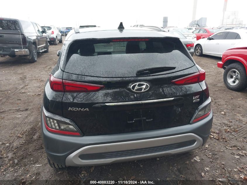 2022 Hyundai Kona Limited VIN: KM8K5CA34NU843764 Lot: 40883220