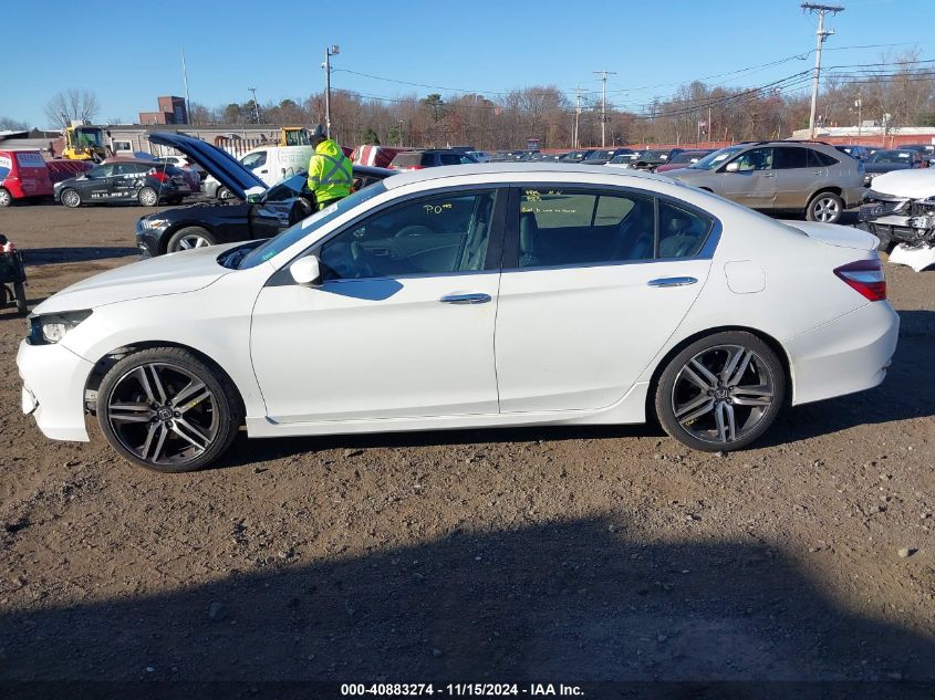 2016 Honda Accord Sport VIN: 1HGCR2F5XGA180210 Lot: 40883274