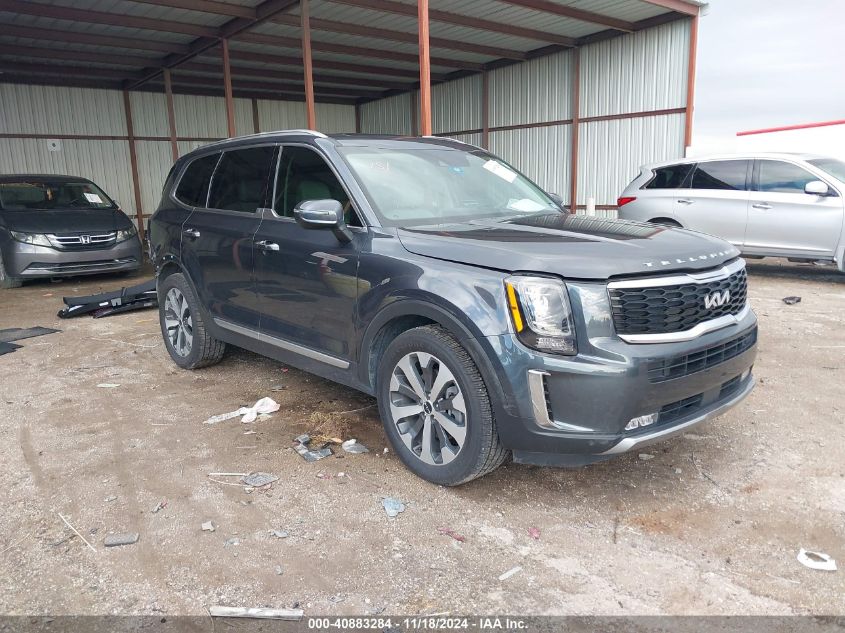 2022 Kia Telluride S VIN: 5XYP6DHC4NG237109 Lot: 40883284