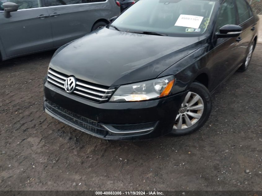 2013 Volkswagen Passat S W/Appearance VIN: 1VWAH7A36DC078864 Lot: 40883305